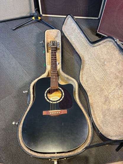 Simon & Patrick Songsmith CW EQ Acoustic/Electric Guitar w/Case - Black (Used)