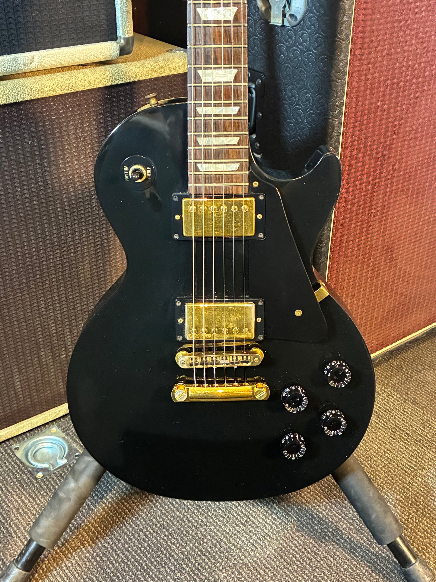 Gibson Les Paul Studio Electric Guitar w/Case - Ebony (1997)