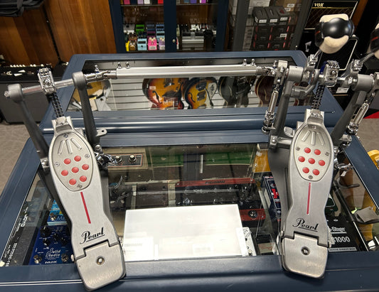 Pearl P2052C Eliminator Red Line Double Bass Drum Pedal (Used)