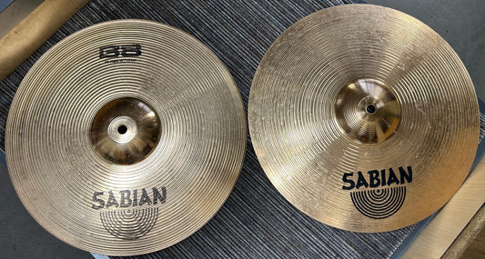 Sabian 14" B8 Hi-Hat Cymbals (Used)