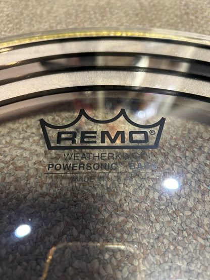 Remo 18" Powersonic Clear Bass Drum Head (Used)