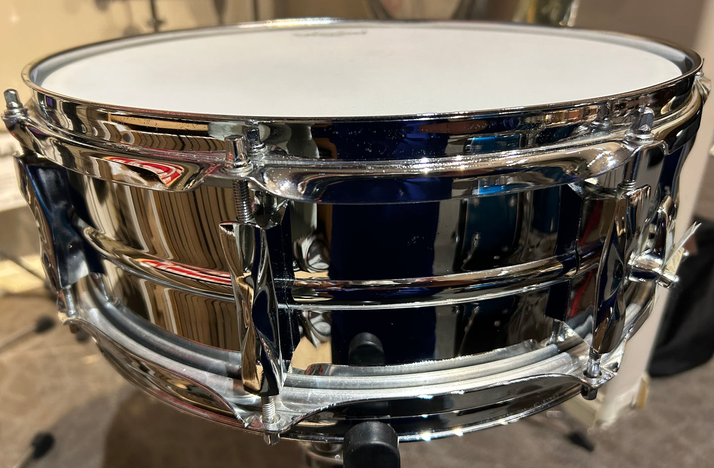 Premier 14"x5" 8 Lug Steel Snare Drum (Used)