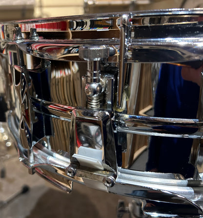 Premier 14"x5" 8 Lug Steel Snare Drum (Used)