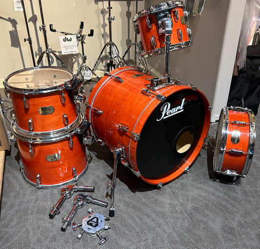 Pearl Export Select 5-Piece Shell Pack - Amber Mist Lacquer (Early 2000's)