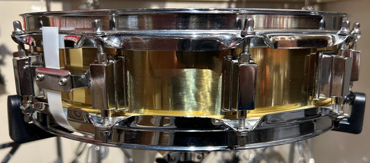 14"x3.5" Brass Piccolo Snare Drum (Used)