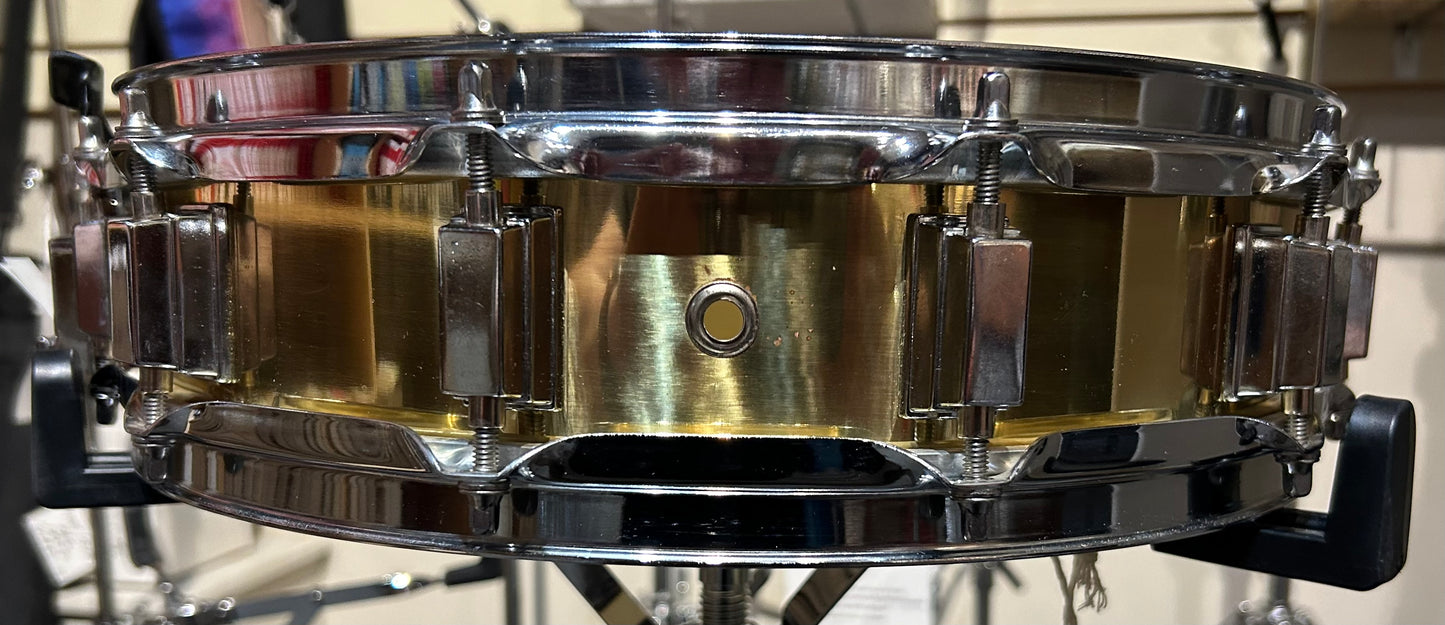 14"x3.5" Brass Piccolo Snare Drum (Used)