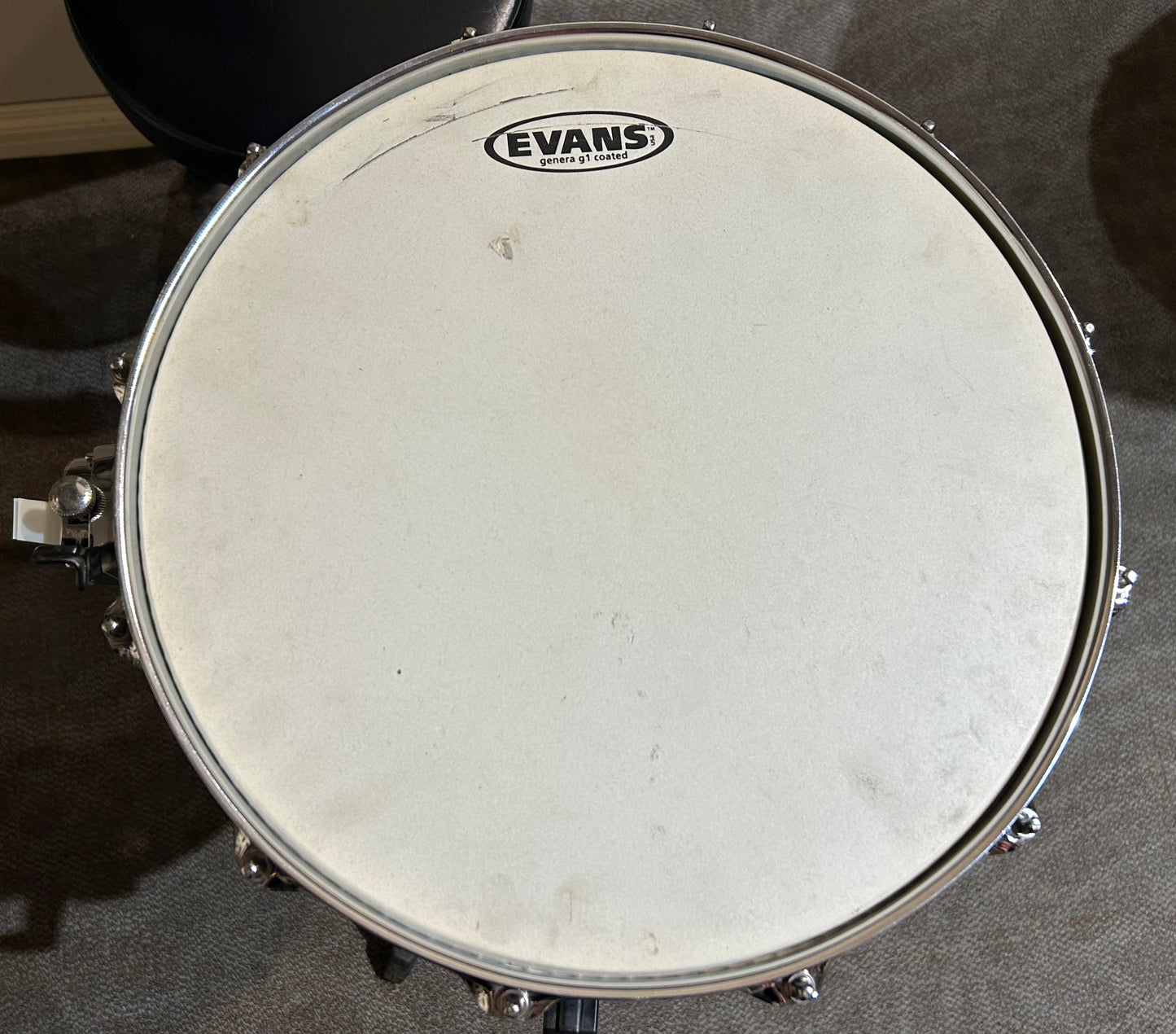 14"x3.5" Brass Piccolo Snare Drum (Used)