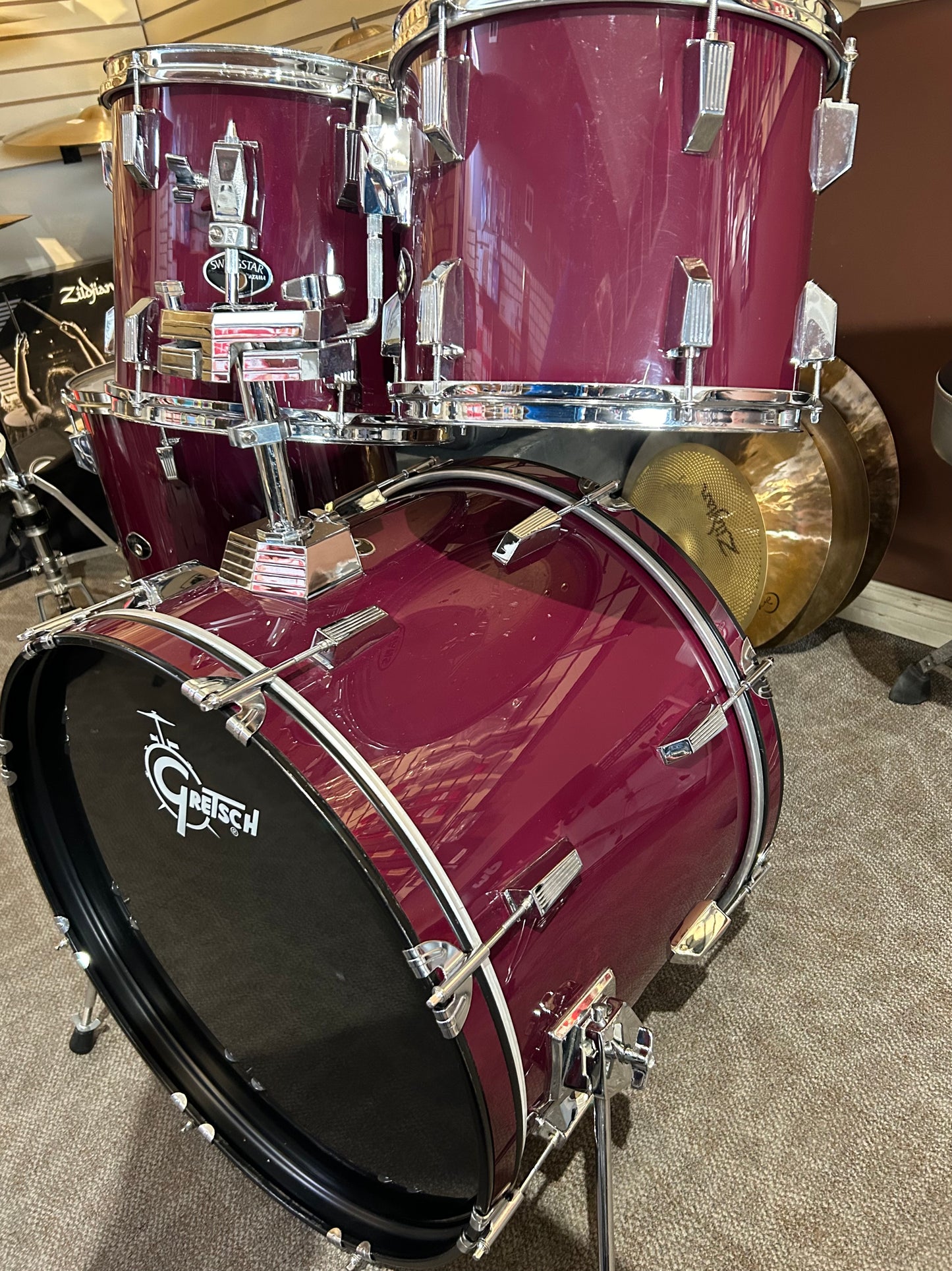 Tama Swingstar 4 Piece Shell Pack - Black Orchid (Late 1990's)