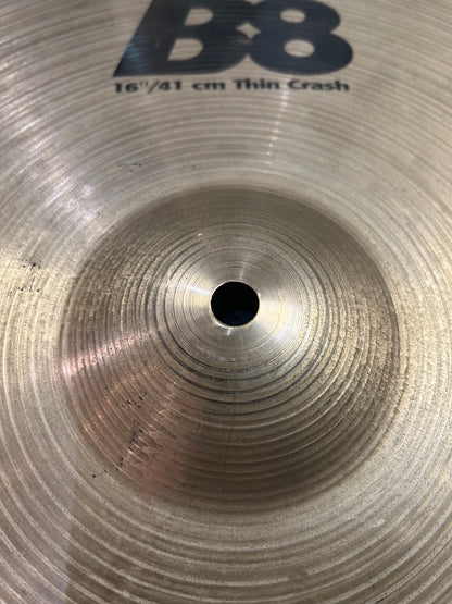 Sabian B8 16" Thin Crash Cymbal (Used)