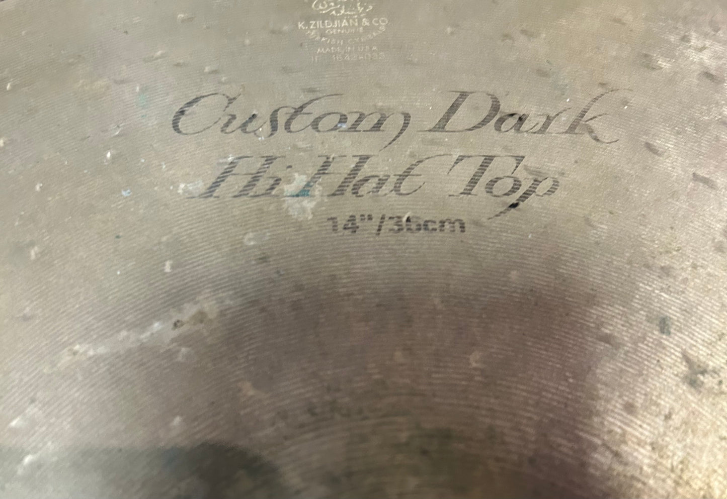Zildjian K Custom Dark 14" Hi Hat Cymbals (Used)
