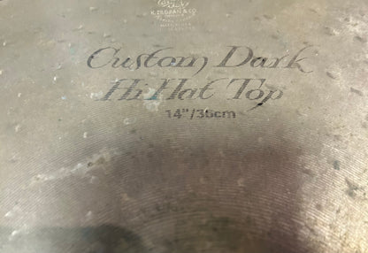 Zildjian K Custom Dark 14" Hi Hat Cymbals (Used)