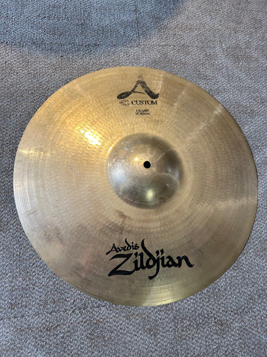 Zildjian 18" A Custom Crash Cymbal (Used)