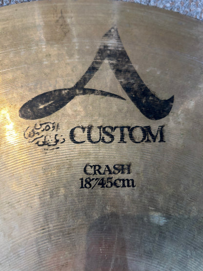 Zildjian 18" A Custom Crash Cymbal (Used)