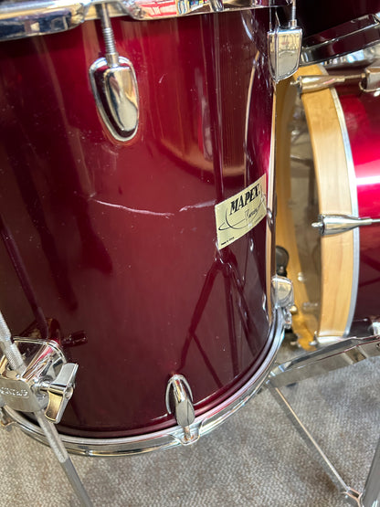 Mapex V Series 4-Piece Drum Kit w/ Hardware - Burgundy (Used)