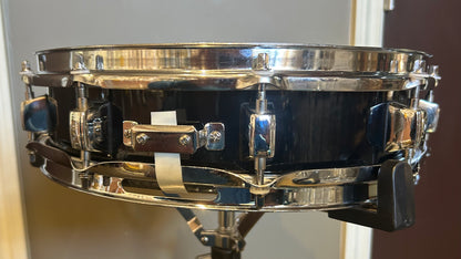 14"x3.5" Wood Piccolo Snare - Black Lacquer Finish (Used)