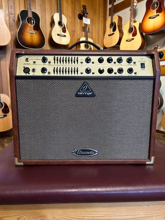 Behringer Ultracoustic ACX1800 180 Watt 2 Channel Acoustic Guitar Amp (Used)