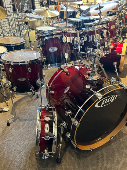 PDP M5 5-Piece Maple Shell Pack - Cherry To Black Fade (Used)