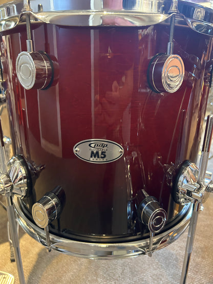 PDP M5 5-Piece Maple Shell Pack - Cherry To Black Fade (Used)