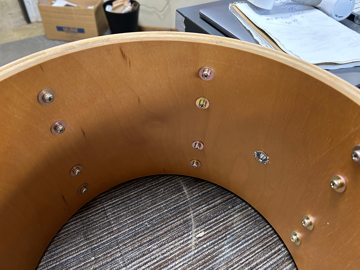 Tama Made in Japan 13"x9" Superstar Birch Tom - Super Mahogany Finish  (Early to Mid 1980's)