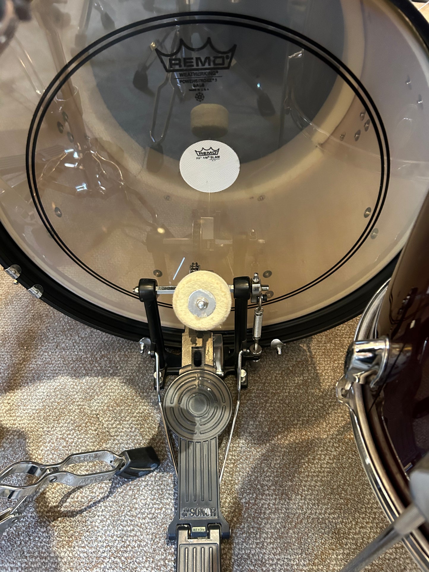 Sonor 503 Series 5-Piece Drum Set - Metallic Red Wrap (Used)