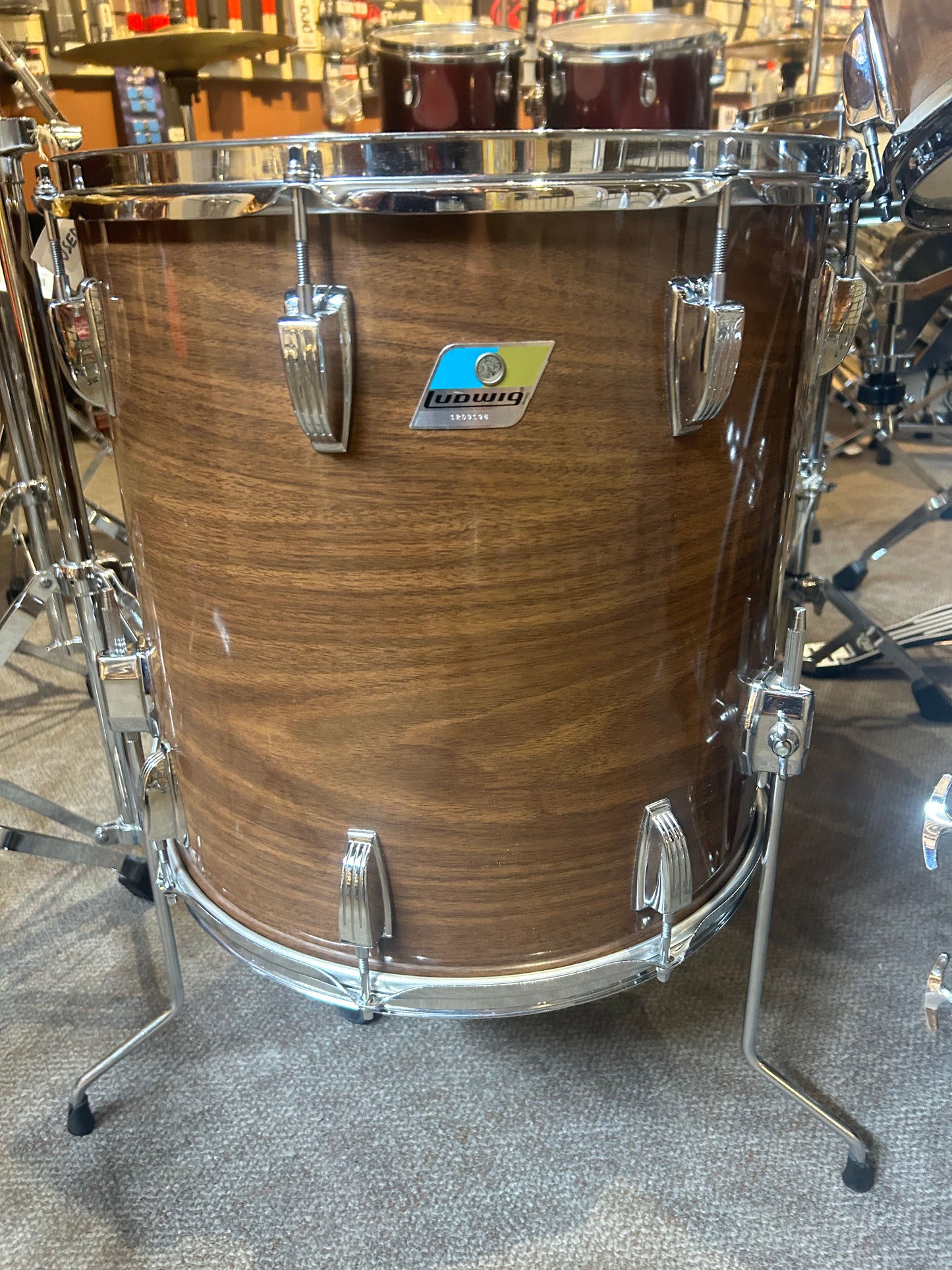 Ludwig Big Beat 4 Piece Shell Pack -  Walnut Cortex (1976)