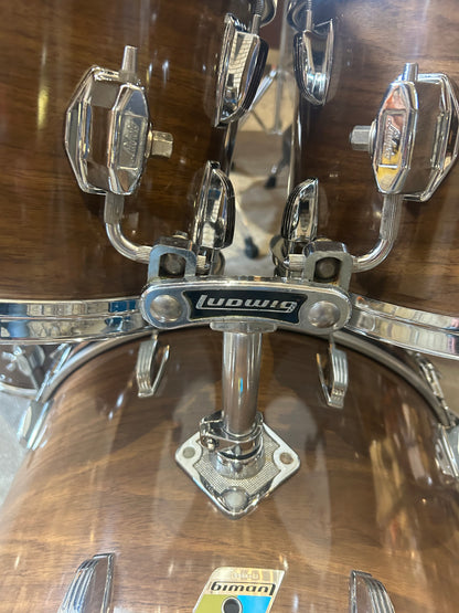 Ludwig Big Beat 4 Piece Shell Pack -  Walnut Cortex (1976)
