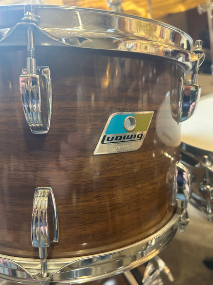 Ludwig Big Beat 4 Piece Shell Pack -  Walnut Cortex (1976)