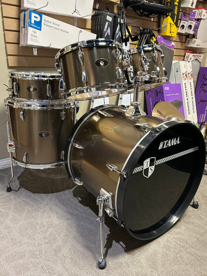 Tama Imperialstar 5 Piece Shell Pack - Bronze Mist Metallic Wrap (Used)