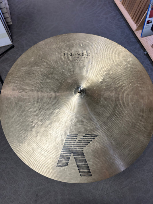 Zildjian 22" Pre-Aged Dry Light Ride (Used)