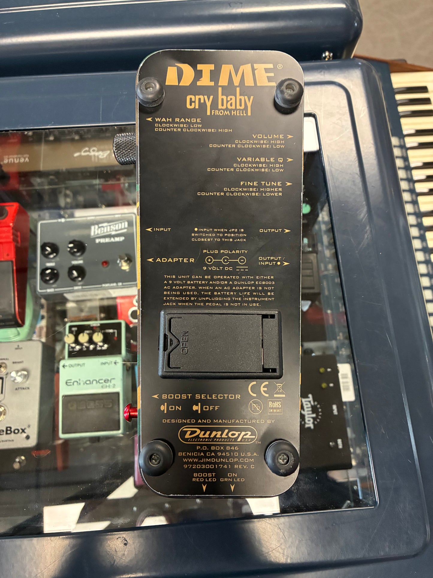 Dunlop DB01 Dimebag Signature Cry Baby From Hell Wah Pedal (Used)