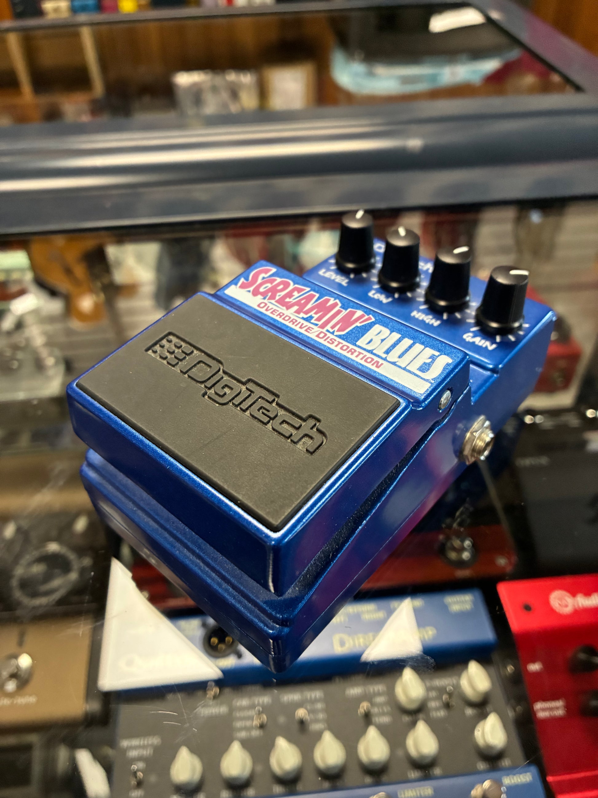 screamin blues pedal Digitech Screamin' Blues Overdrive/Distortion Pedal w/Box (Used)