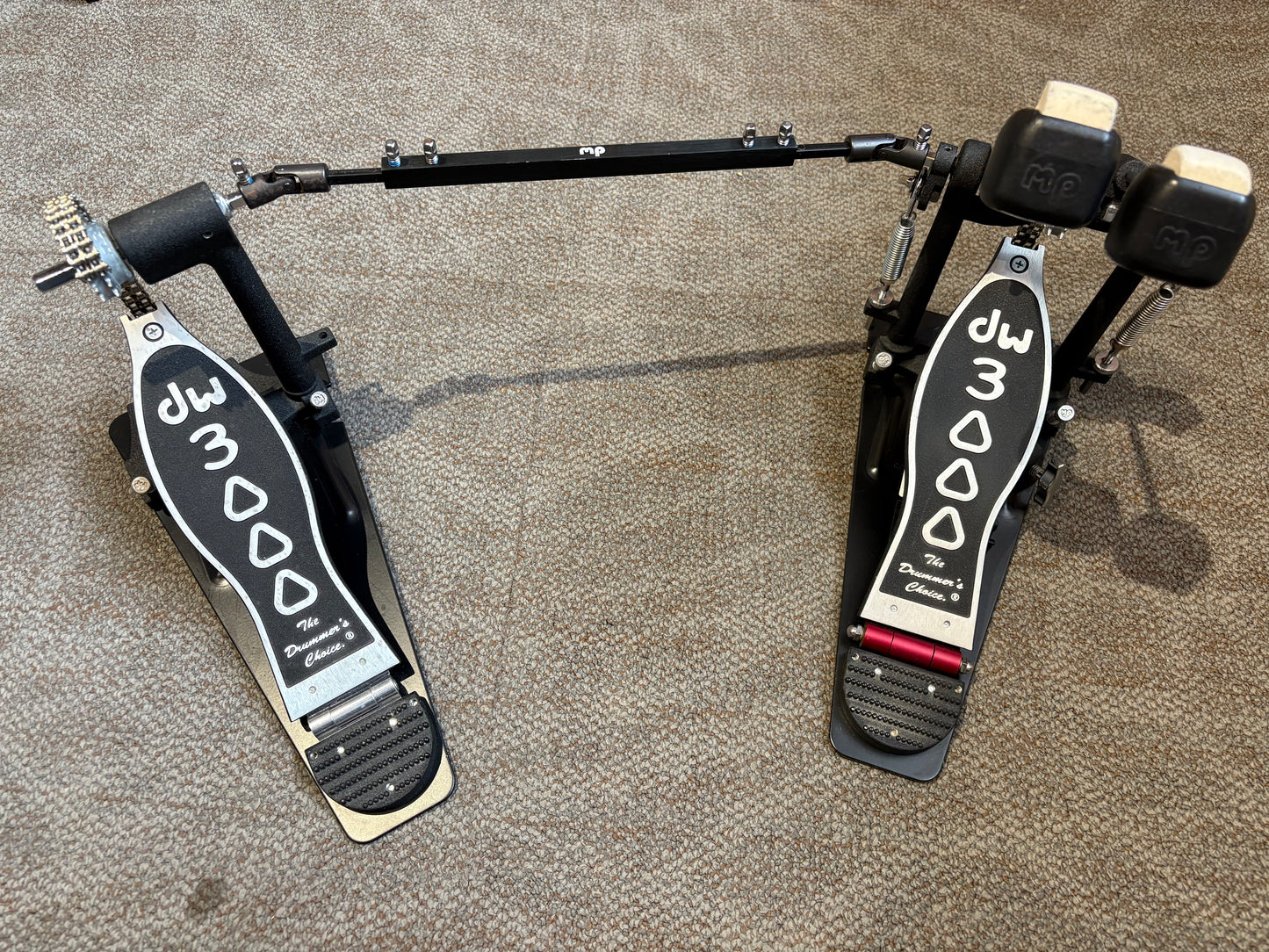 DW 3000 Double Bass Drum Pedal (Used)