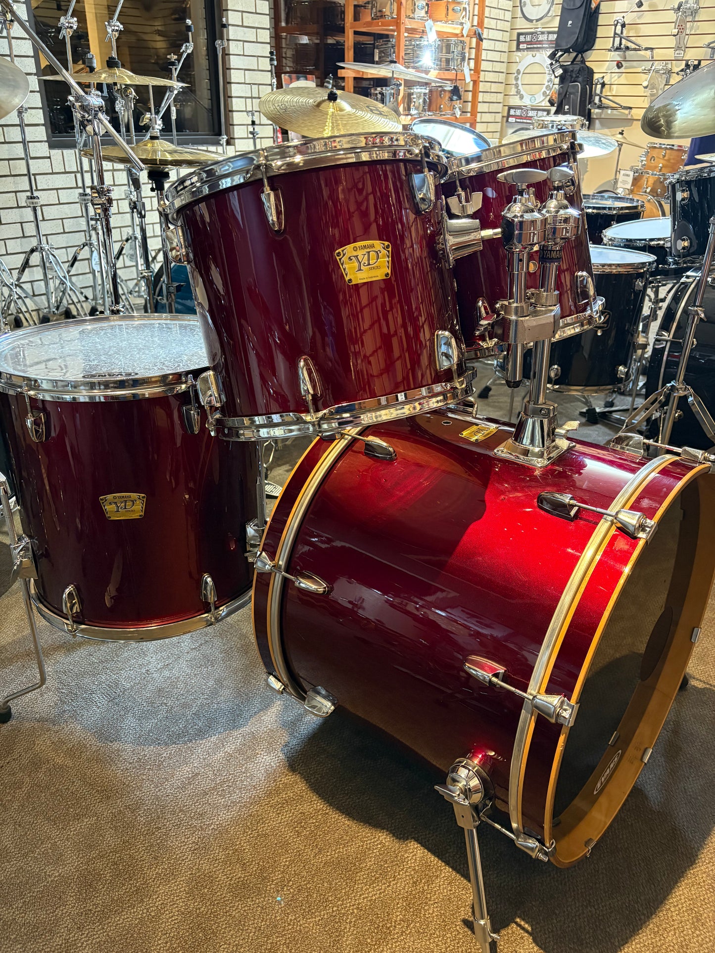 Yamaha YD 5-Piece Drum Set - Wine Red (Used)