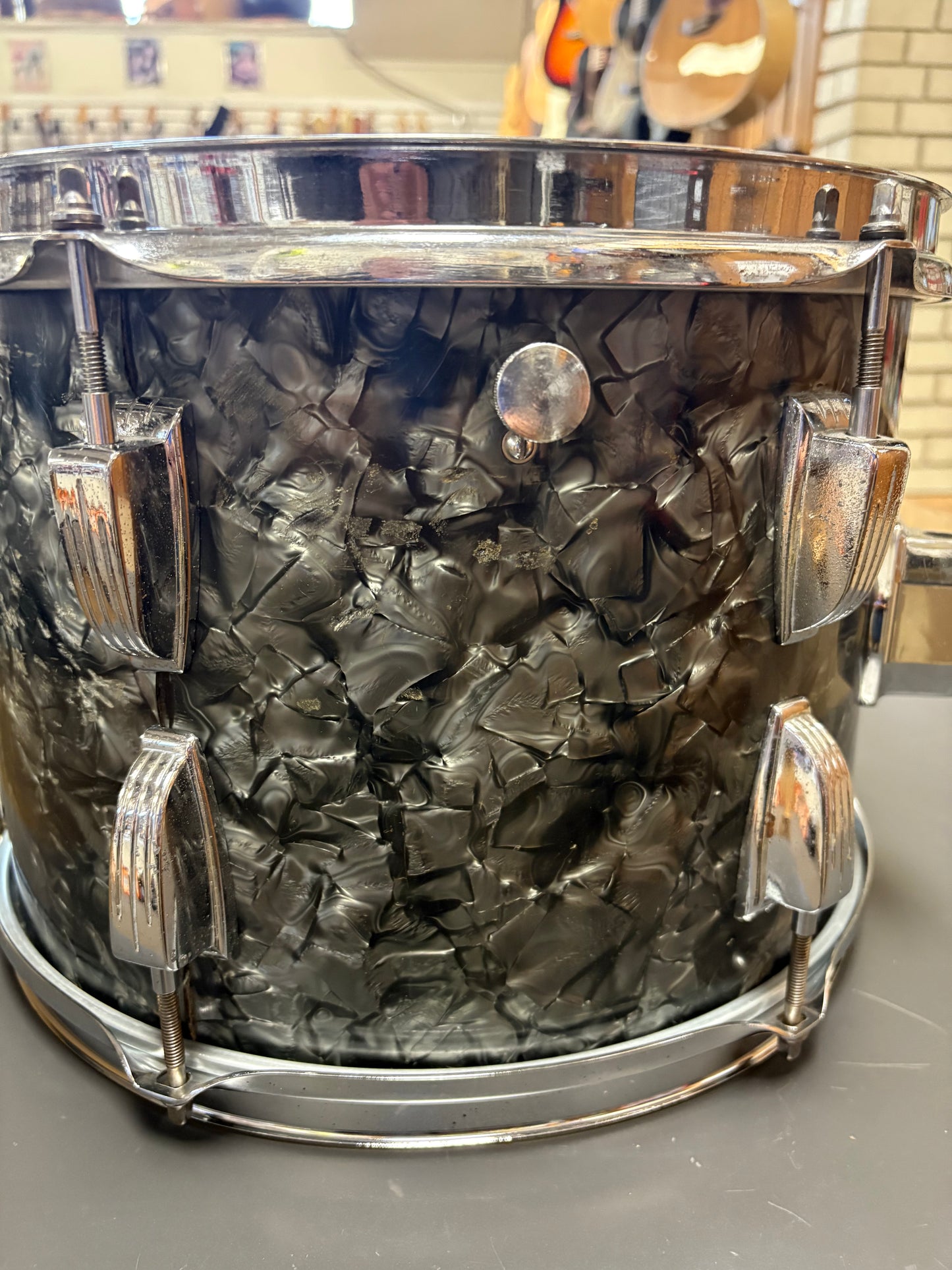 Ludwig 13"x9" Tom - Black Diamond Pearl (1965)