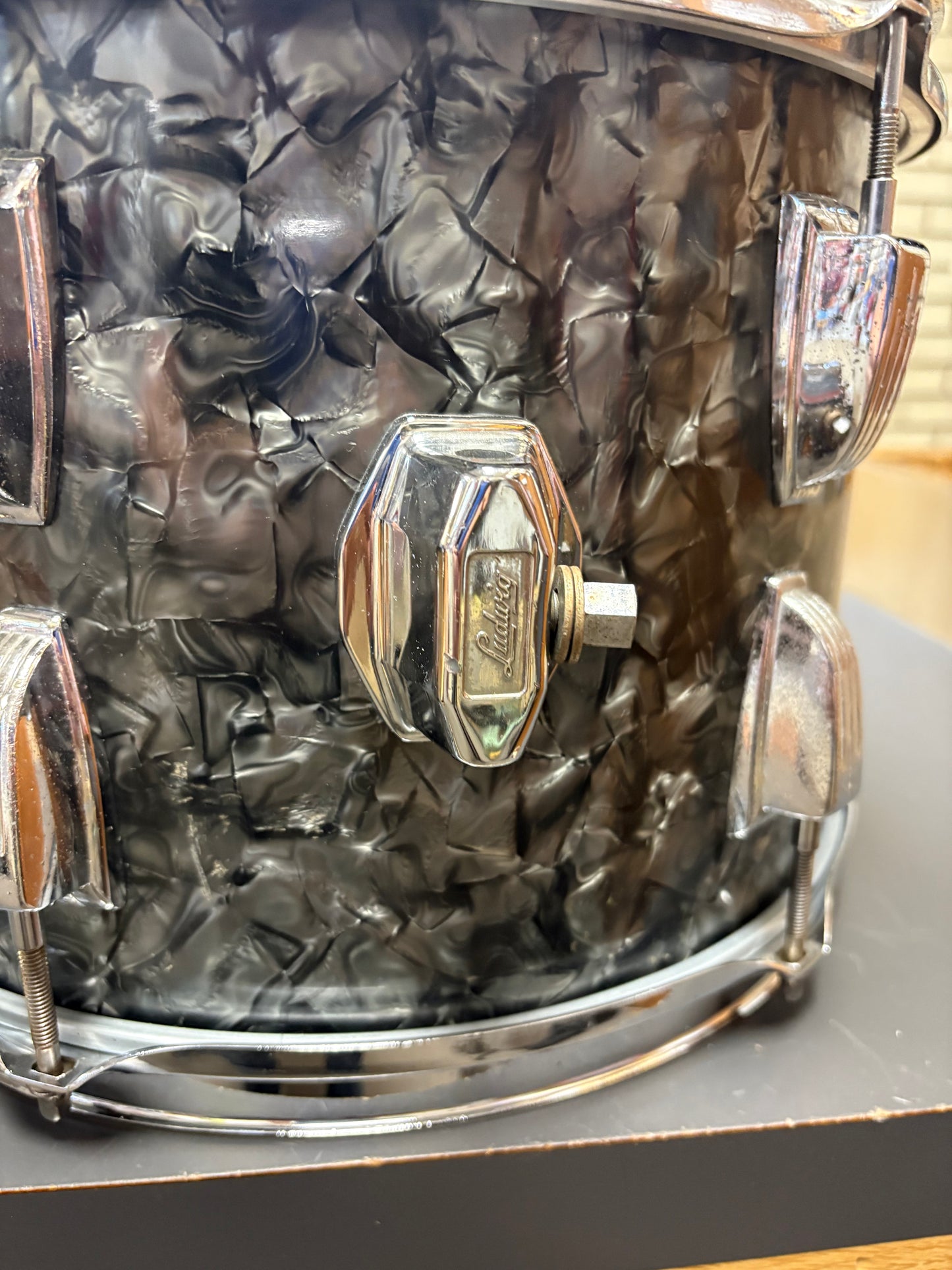 Ludwig 13"x9" Tom - Black Diamond Pearl (1965)