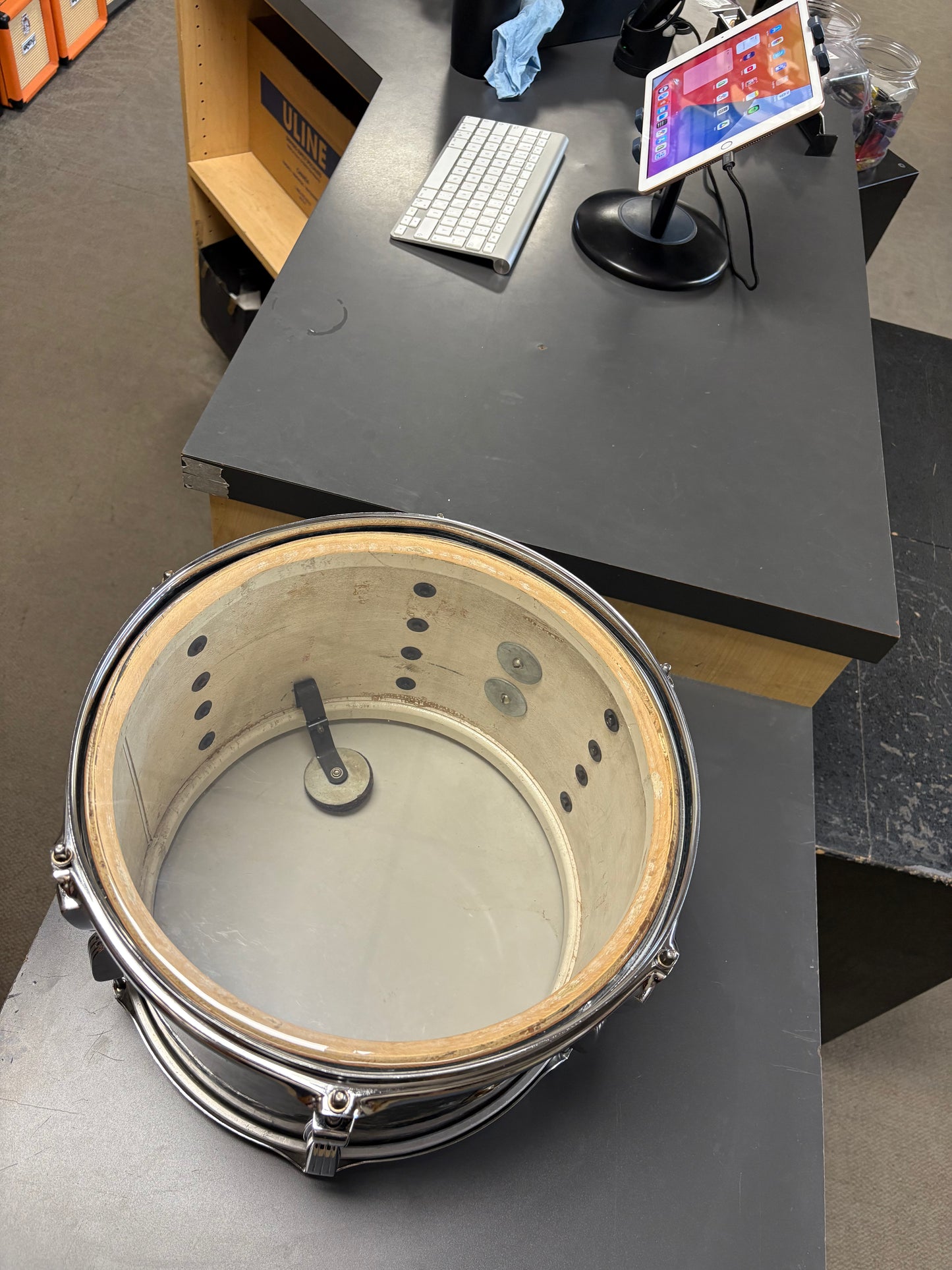 Ludwig 13"x9" Tom - Black Diamond Pearl (1965)
