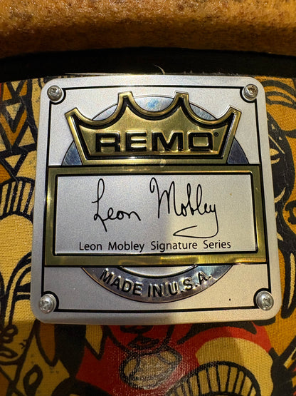 Remo Mondo Leon Mobley Signature 12" Djembe - Multi-Mask Finish (Used)