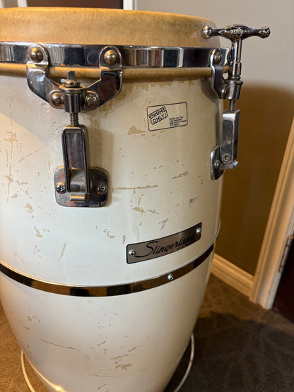Slingerland Fiberglass Conga w/ Stand (Used)