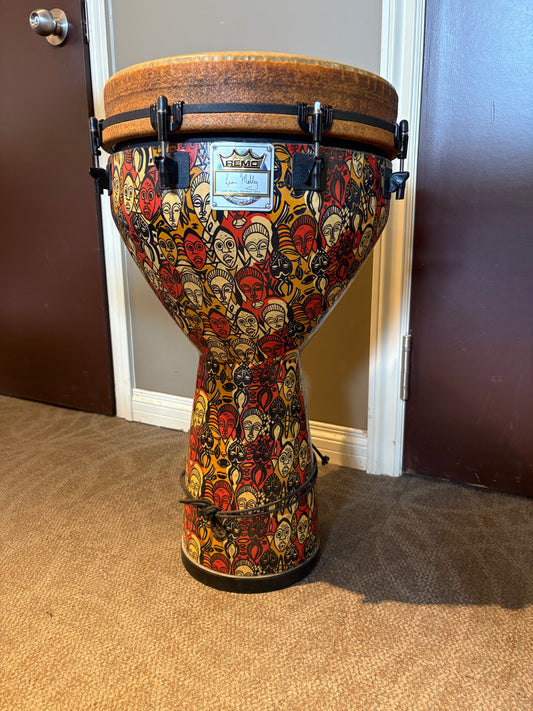 Remo Mondo Leon Mobley Signature 12" Djembe - Multi-Mask Finish (Used)
