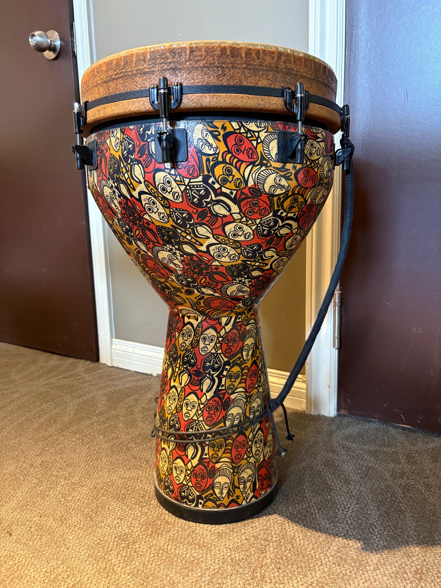 Remo Mondo Leon Mobley Signature 12" Djembe - Multi-Mask Finish (Used)