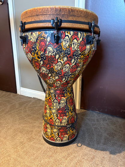 Remo Mondo Leon Mobley Signature 12" Djembe - Multi-Mask Finish (Used)