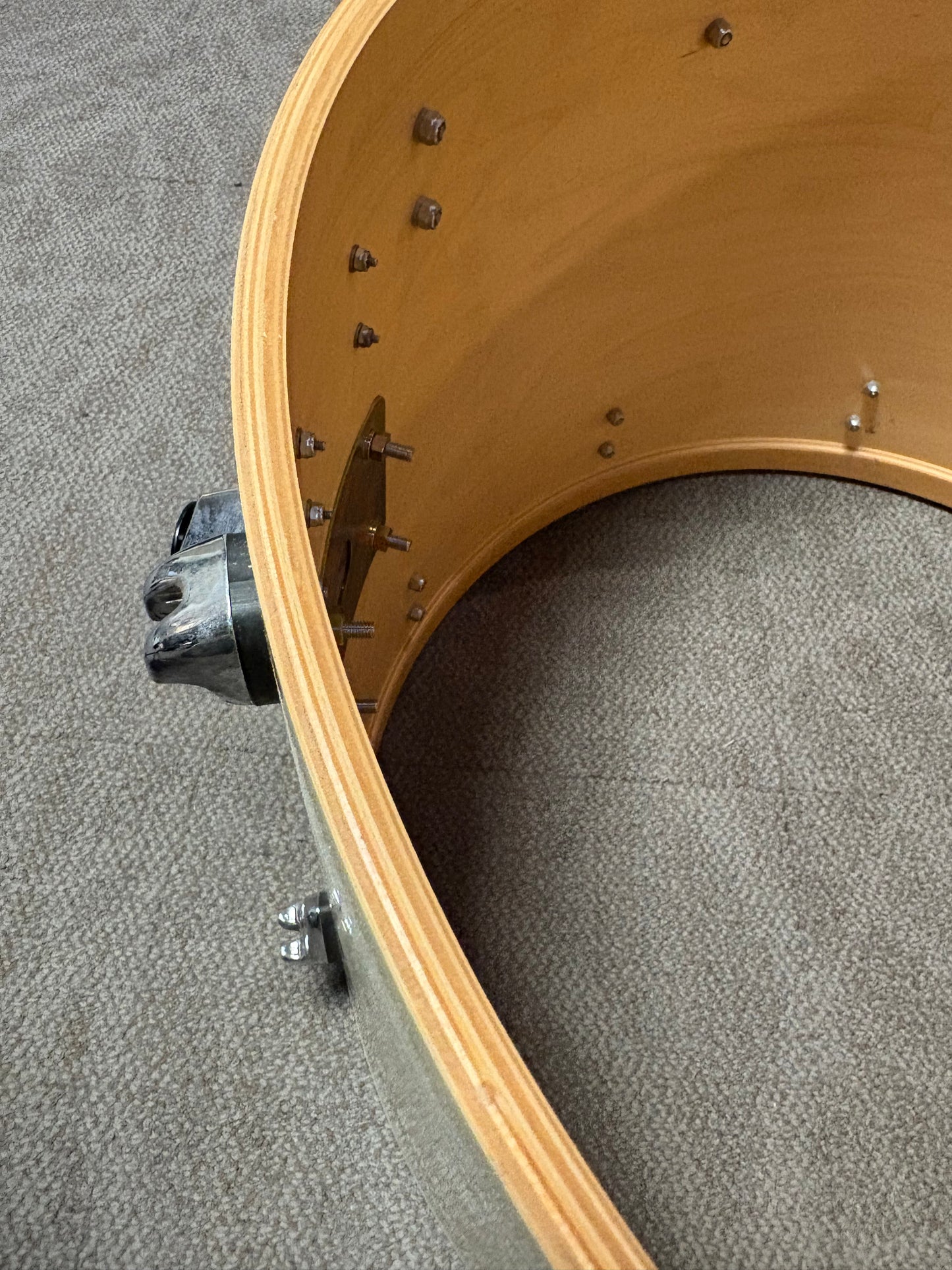 Ayotte 22"x16" Bass Drum - Ivory Lacquer (Used)