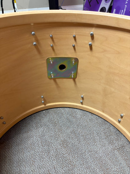 Ayotte 22"x16" Bass Drum - Ivory Lacquer (Used)