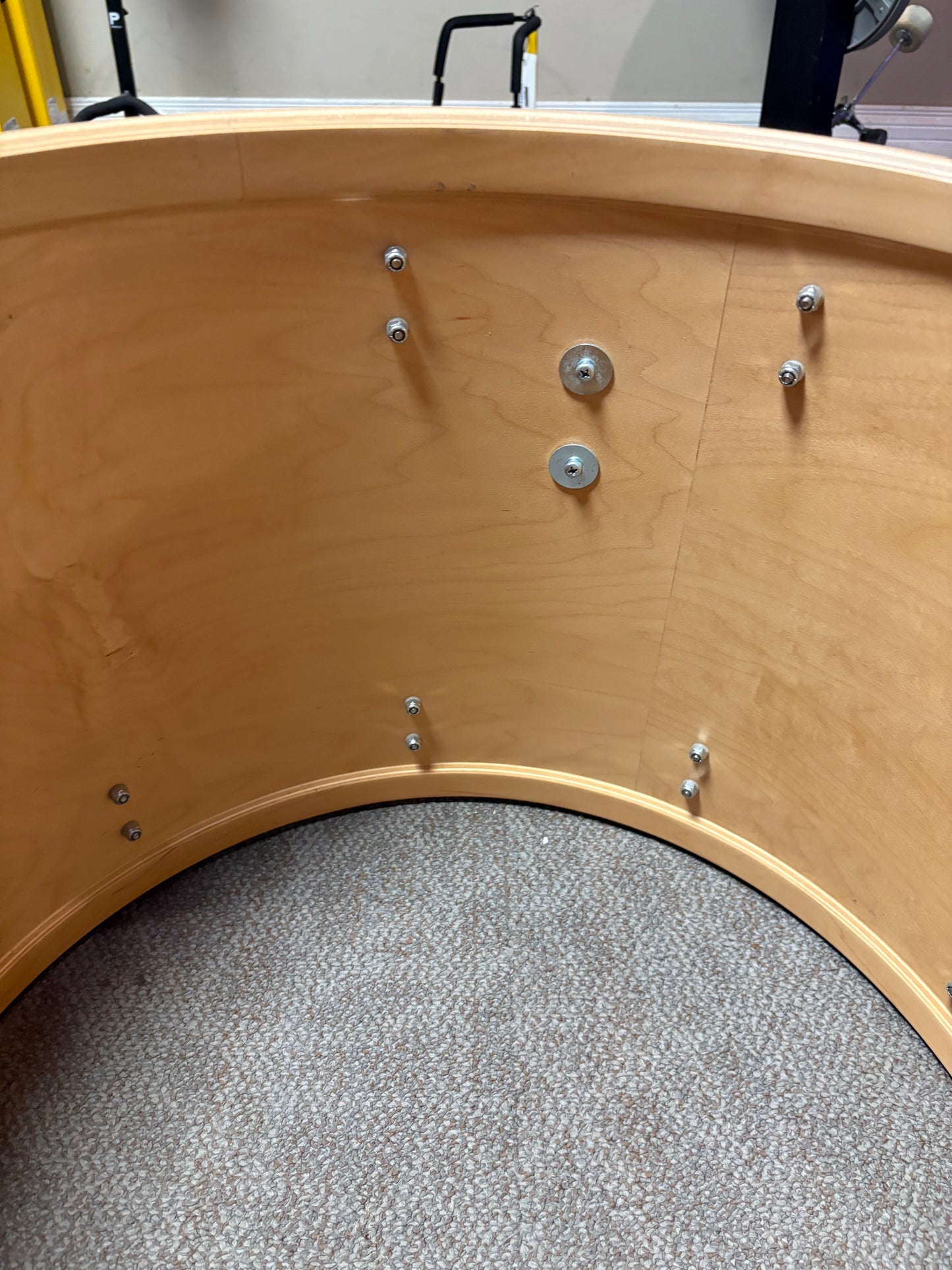 Ayotte 22"x16" Bass Drum - Ivory Lacquer (Used)