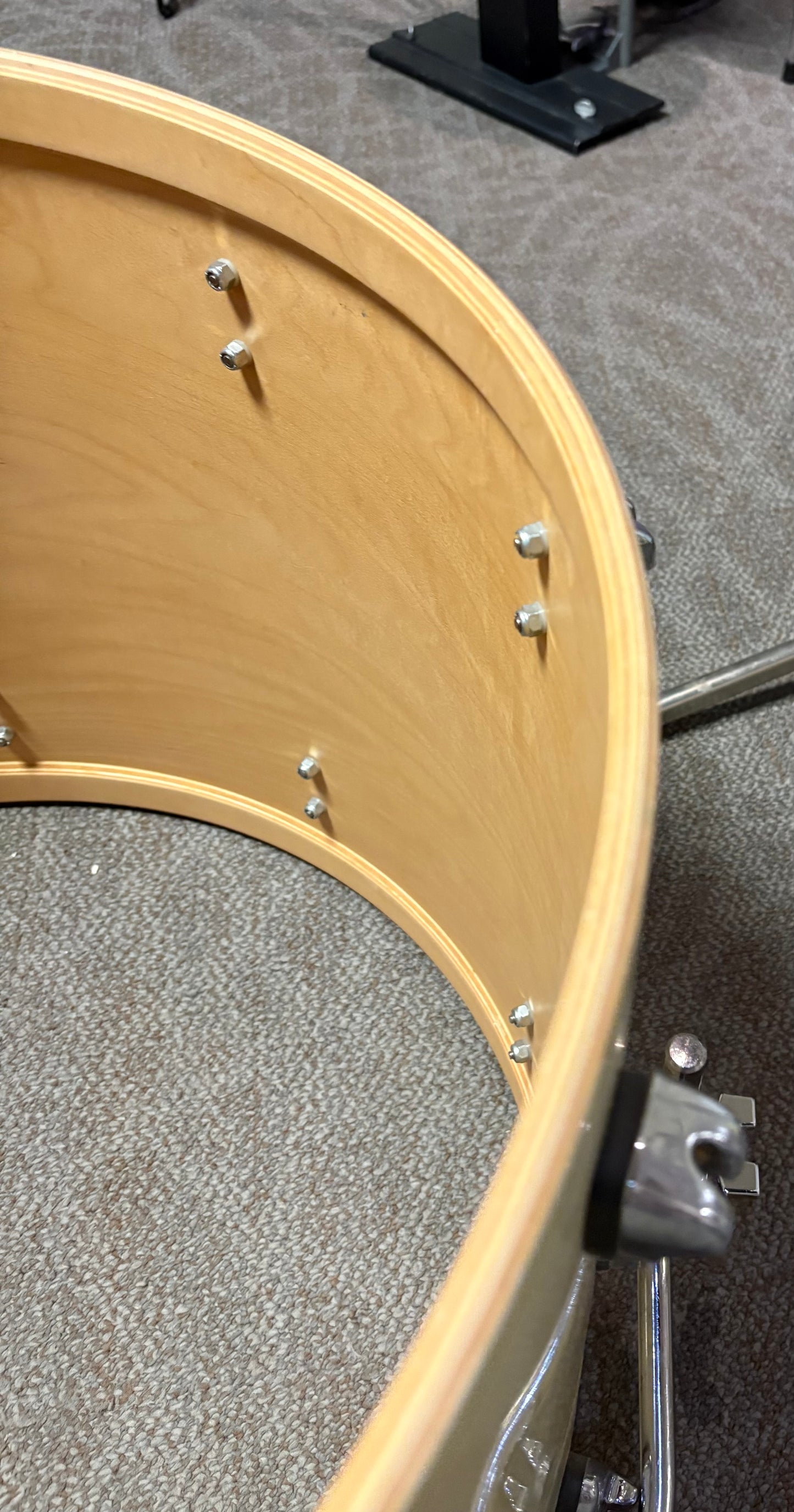 Ayotte 22"x16" Bass Drum - Ivory Lacquer (Used)