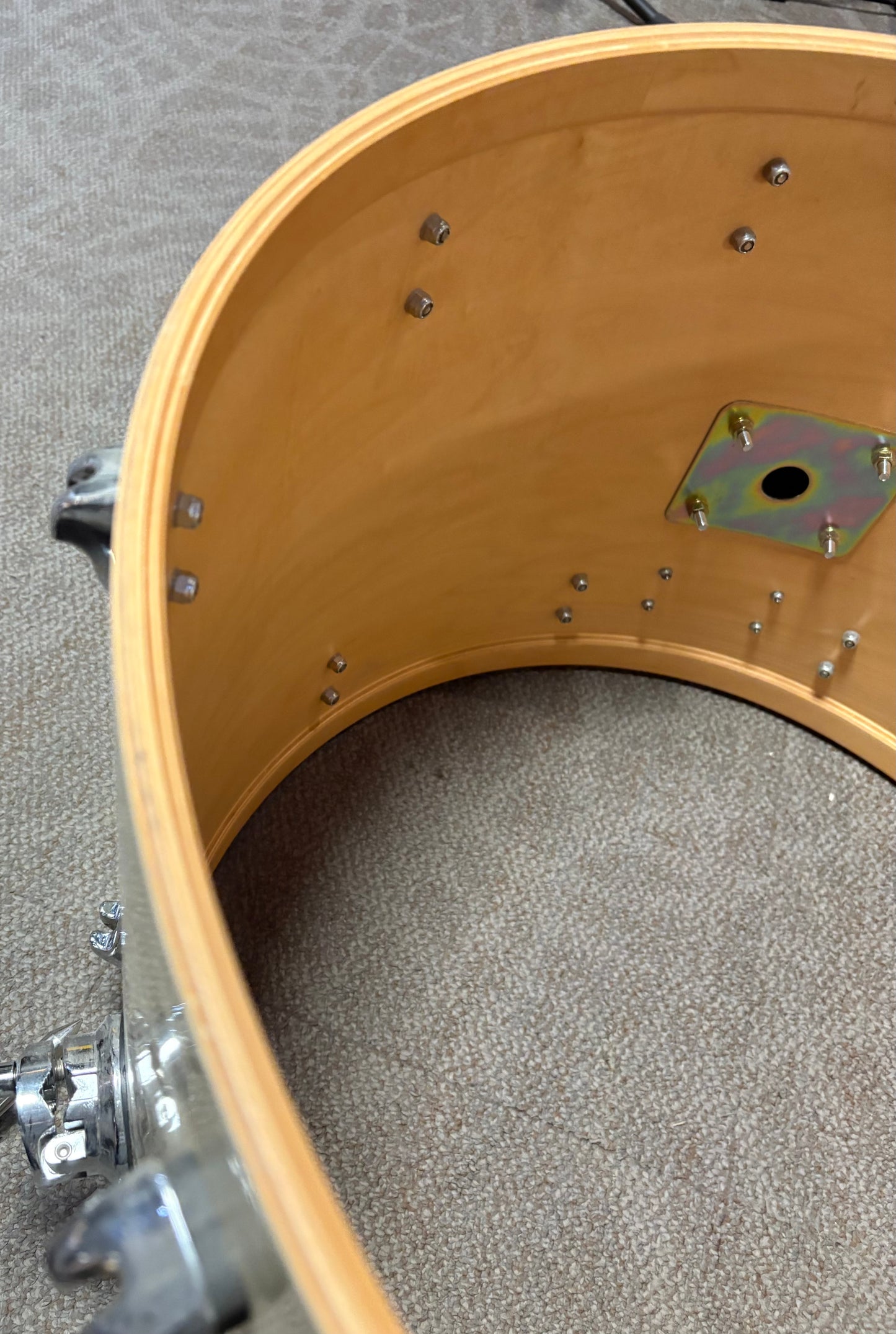 Ayotte 22"x16" Bass Drum - Ivory Lacquer (Used)