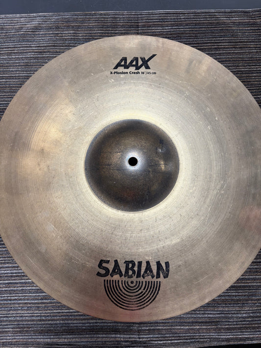 Sabian 18" AAX X-Plosion Crash Cymbal (Used)