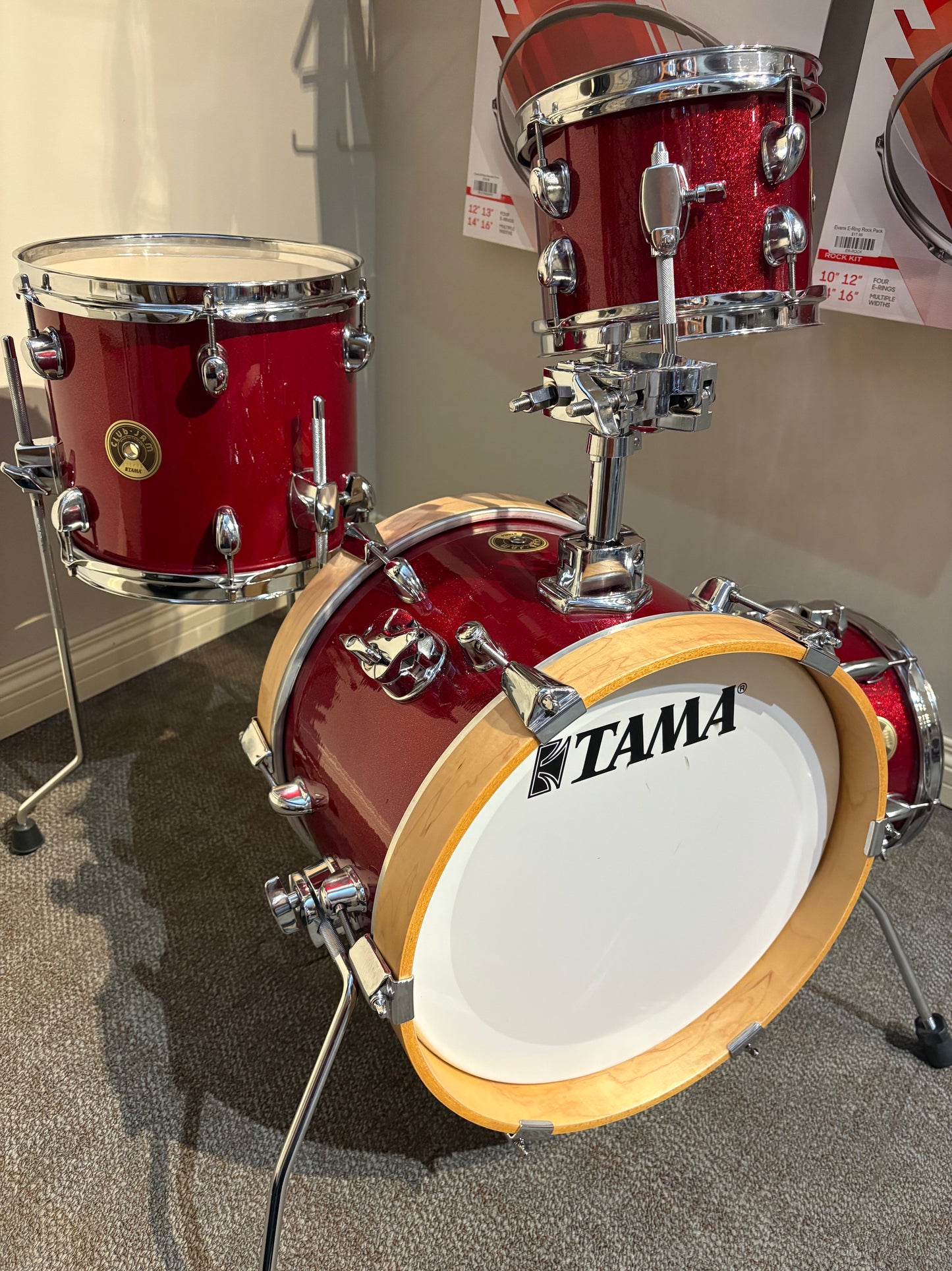 Tama Club Jam Flyer Drum Set - Candy Apple Mist (Used)