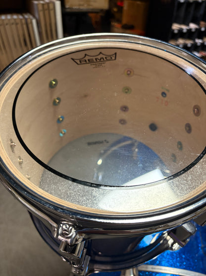 Sonor Force 3007  3-Piece Jungle Drum Set - Blue Sparkle (Used)