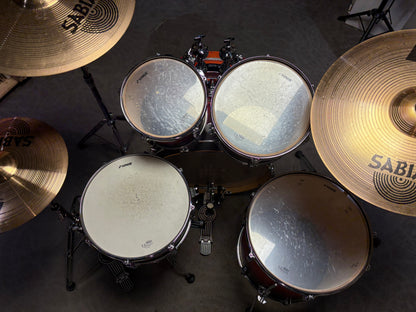 Sonor Force 2005 5-Piece Drum Set w/Hardware & Cymbals - Fade Amber Finish(Used)